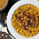 Pumpkin Pie Oatmeal - Microwave or Stove Top