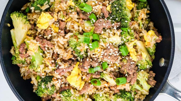 Beef and Broccoli Fried Rice