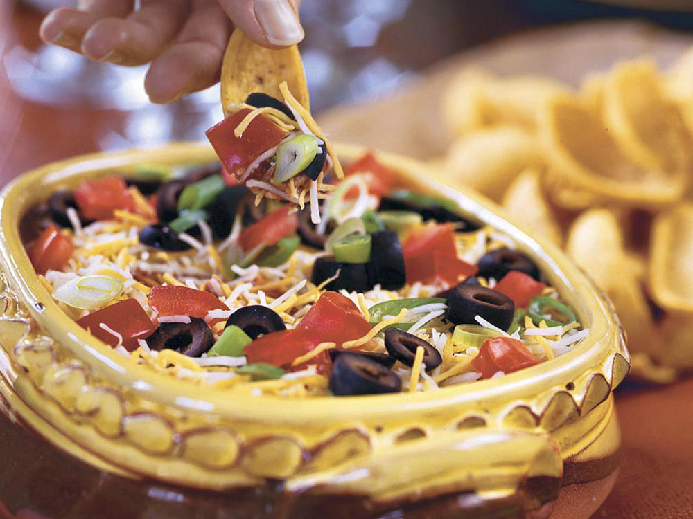 Layered Spicy Black Bean Dip