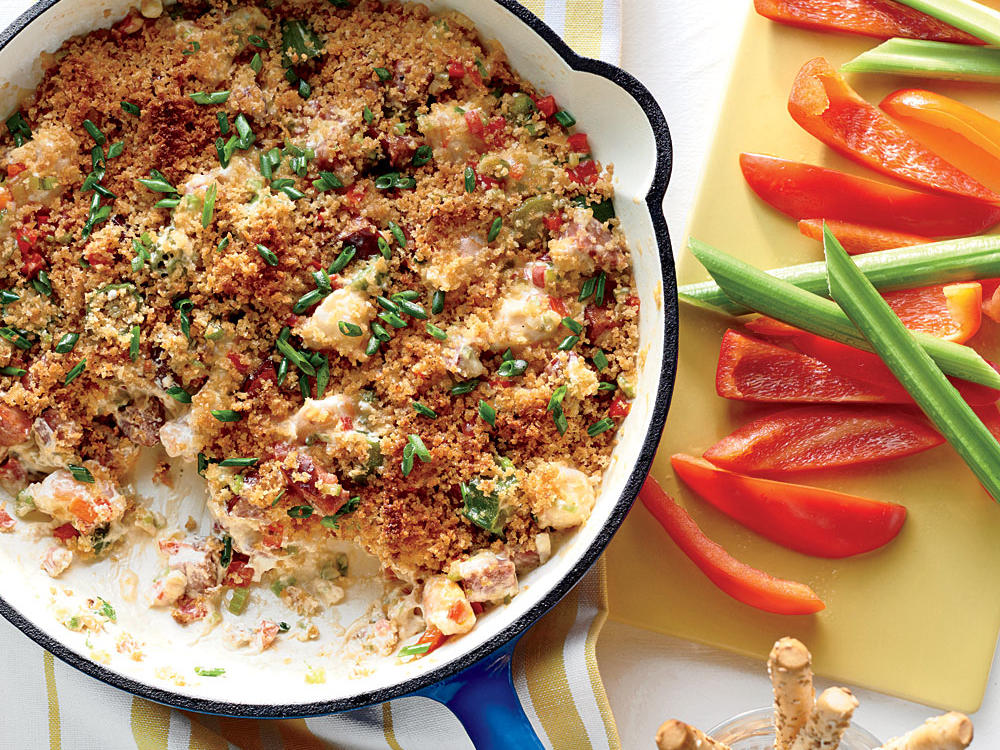 Shrimp-and-Andouille Gumbo Dip