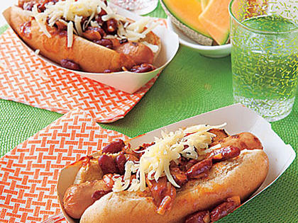 Healthy Chili-Cheese Dogs