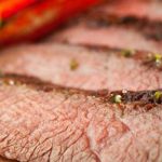 Grilled Flank Steak with Red Onions