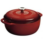 Lodge EC6D43 Enameled Cast Iron Dutch Oven, 6-Quar...