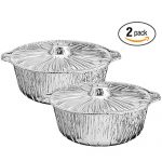 Propack Aluminum Disposable Pots With Lids large 5...