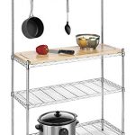 Whitmor Supreme Baker’s Rack Wood & Chrome