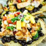 Blackened Salmon Tostadas - Slender Kitchen