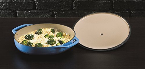 Lodge EC3CC33 Enameled Cast Iron Covered Casserole