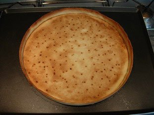 Blind cooked tart