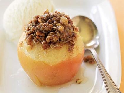 Apple-Crisp Baked Apples