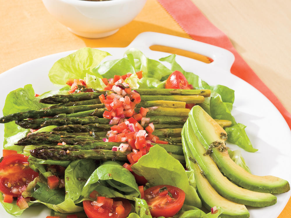 Roasted Asparagus Salad