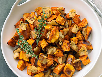 Roasted Sweet Potatoes and Apples