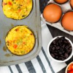 Southwest Black Bean Egg Muffins