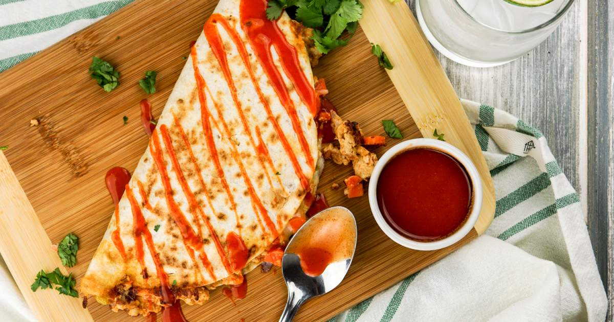 1517935411 Buffalo Chicken Quesadillas Slender Kitchen, Cooks Pantry