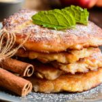 Low Carb Cinnamon Apple Pancakes