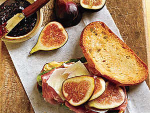 Prosciutto, Fresh Fig, and Manchego Sandwiches Rec...