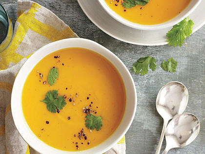 Coconut-Red Curry Squash Soup