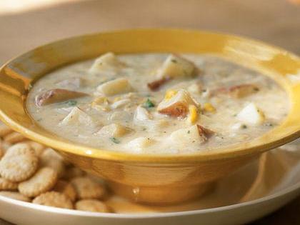 Chunky Potato-Crab Chowder