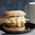 Sausage, Gravy, and Egg Breakfast Sandwiches