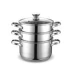 Cook N Home 4 Quart/8-Inch Double Boiler and Steam...