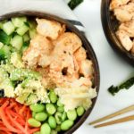 Spicy Shrimp Sushi Bowls - Slender Kitchen