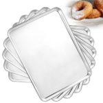 Bastwe Baking Pan Set of 5, Stainless Steel Toaste...