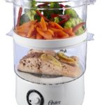 Oster Double Tiered Food Steamer, 5 Quart, White (...