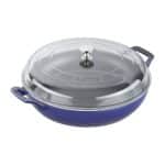 Staub Cast Iron 3.5-qt Braiser with Glass Lid - Da...