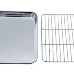 TeamFar Toaster Oven Tray and Rack Set, Stainless ...