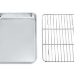 Toaster Oven Tray and Rack Set, P&P Chef Stainless...