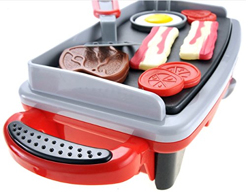 1530846083 428 Breakfast Griddle Electric Stove Play Food Kitchen, Cooks Pantry