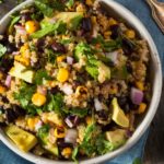 Southwest Quinoa Salad with Black Beans, Corn, and...