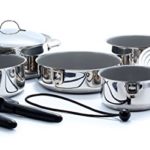 Camco 43926 Ceramic 10 Piece Nesting Cookware Set