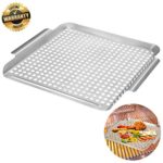 Grill Pan, Stainless Steel Grill Topper Heavy Duty...