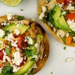 Tostadas with Chicken - Slender Kitchen