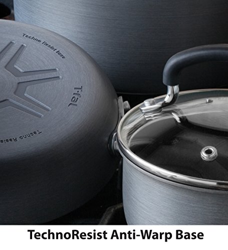 Resistant Titanium Nonstick Thermo-Spot Heat Indicator Anti-Warp Base Dishwasher