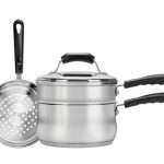 Range Kleen CW2011R 3-Piece 3-Quart Sauce Pan with