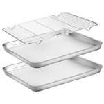 Baking Sheets 2 Pieces with A Rack, HKJ Chef