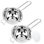 Tebery 2 Pack Stainless Steel Universal Double