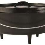 Lodge 6 Quart Camp Dutch Oven. 12 Inch Pre