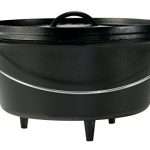 Lodge 8 Quart Camp Dutch Oven. 12 Inch Pre