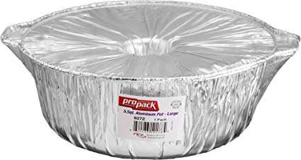 Propack Aluminum Disposable Pots With Lids Large, Cooks Pantry