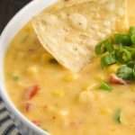 Spicy Cheddar Corn Dip - Slender Kitchen