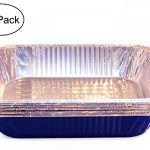 Tiger Chef Chafing Pans 50-Pack Blue Disposable