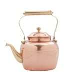 Old Dutch 887 Teakettle, 2½ Qt, Copper, Brass