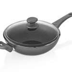 Saflon Titanium Nonstick 11 Inch Wok/Stir Fry Pan