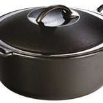 Lodge Pro-Logic 4 Quart Cast Iron Dutch Oven.