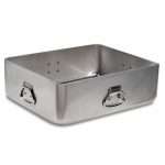 Extra Heavy Gauge Aluminum Roaster. Handles on All