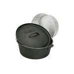 Bayou Classic 7420 20-Quart Cast Iron Dutch Oven