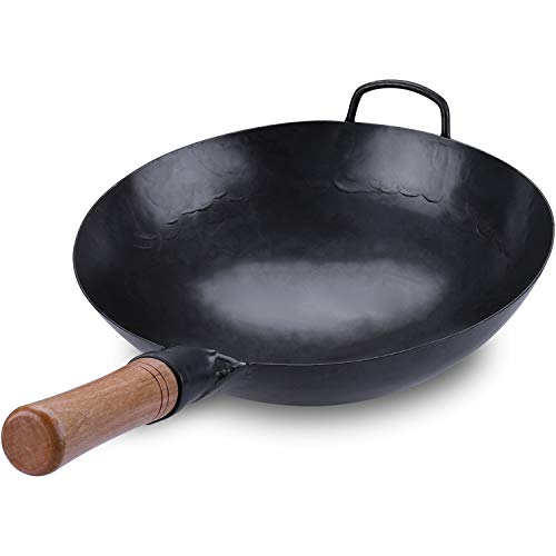 handmade carbon steel wok