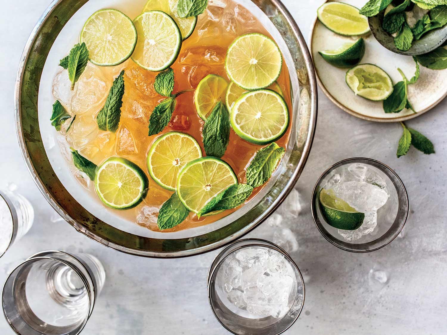 A punchbowl full of L'Aventura cocktail